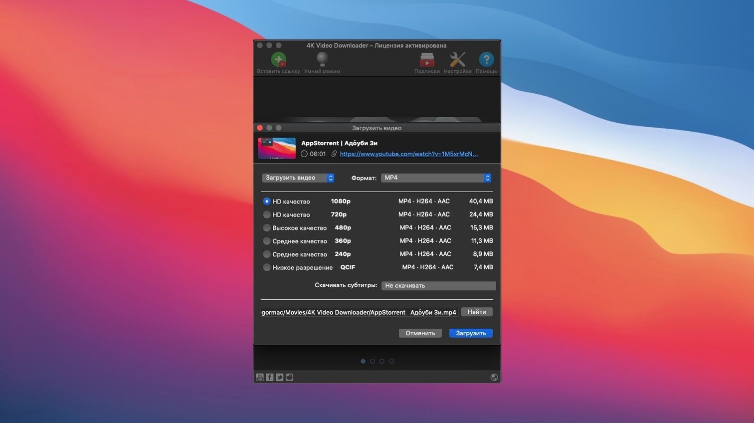 4K Video Downloader on a Mac, shot 3 4K Video Downloader for Mac, image 3