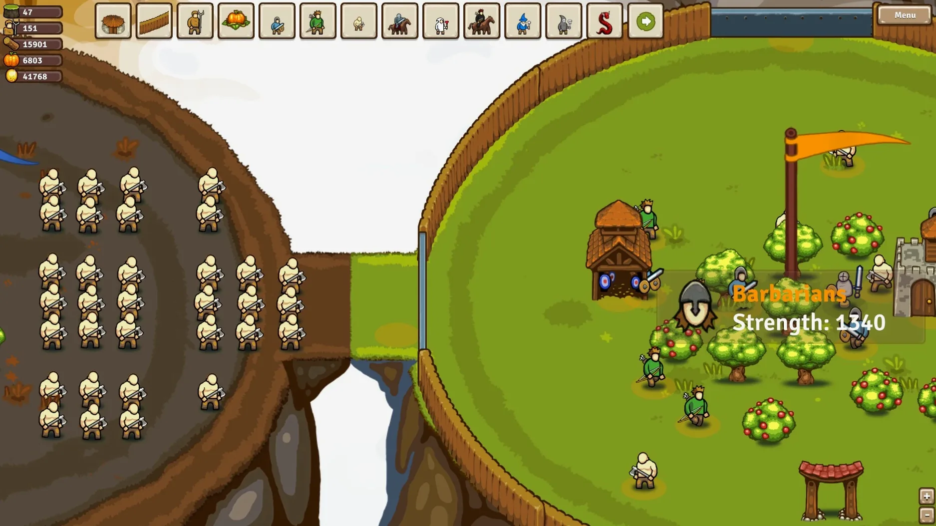 Circle Empires demo 2 Circle Empires sidebar view 2