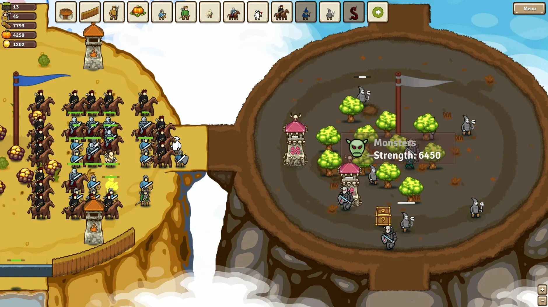 Circle Empires demo 4 Circle Empires sidebar view 4