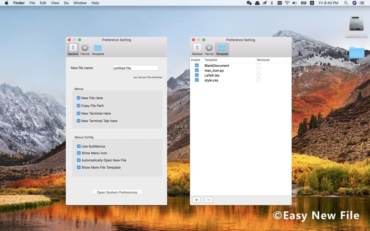 Easy New File on a Mac, shot 4 Easy New File for Mac, image 4
