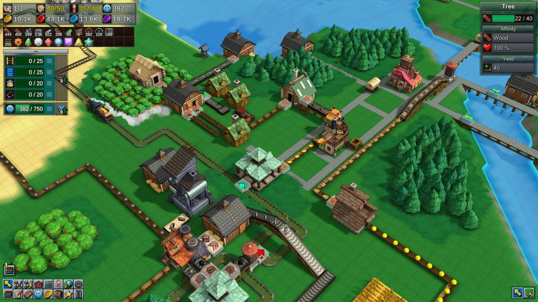 Factory Town on a Mac, shot 1 factory town mac full version main screen