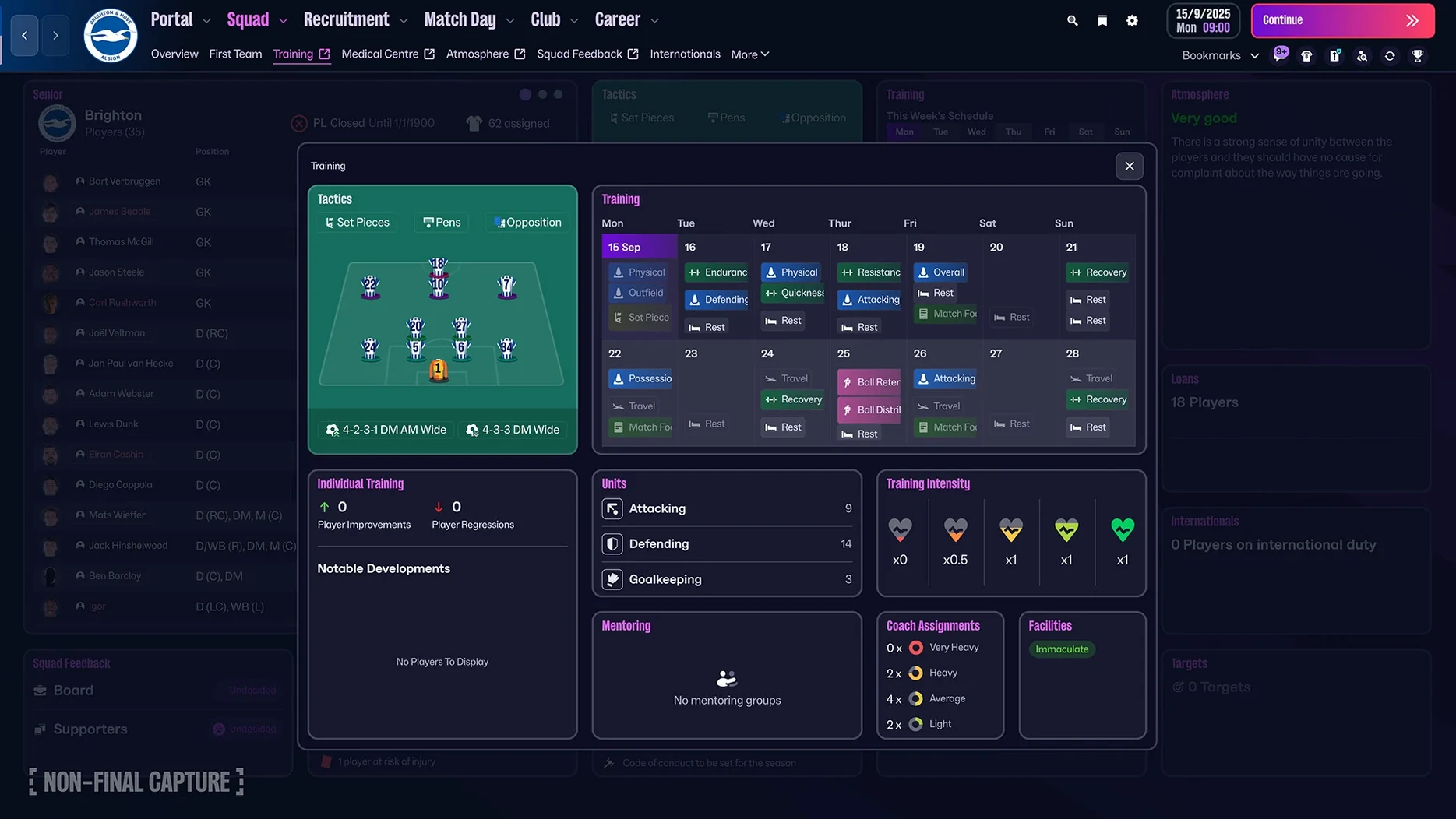 Football Manager 2026 demo 3 Football Manager 2026 sidebar view 3
