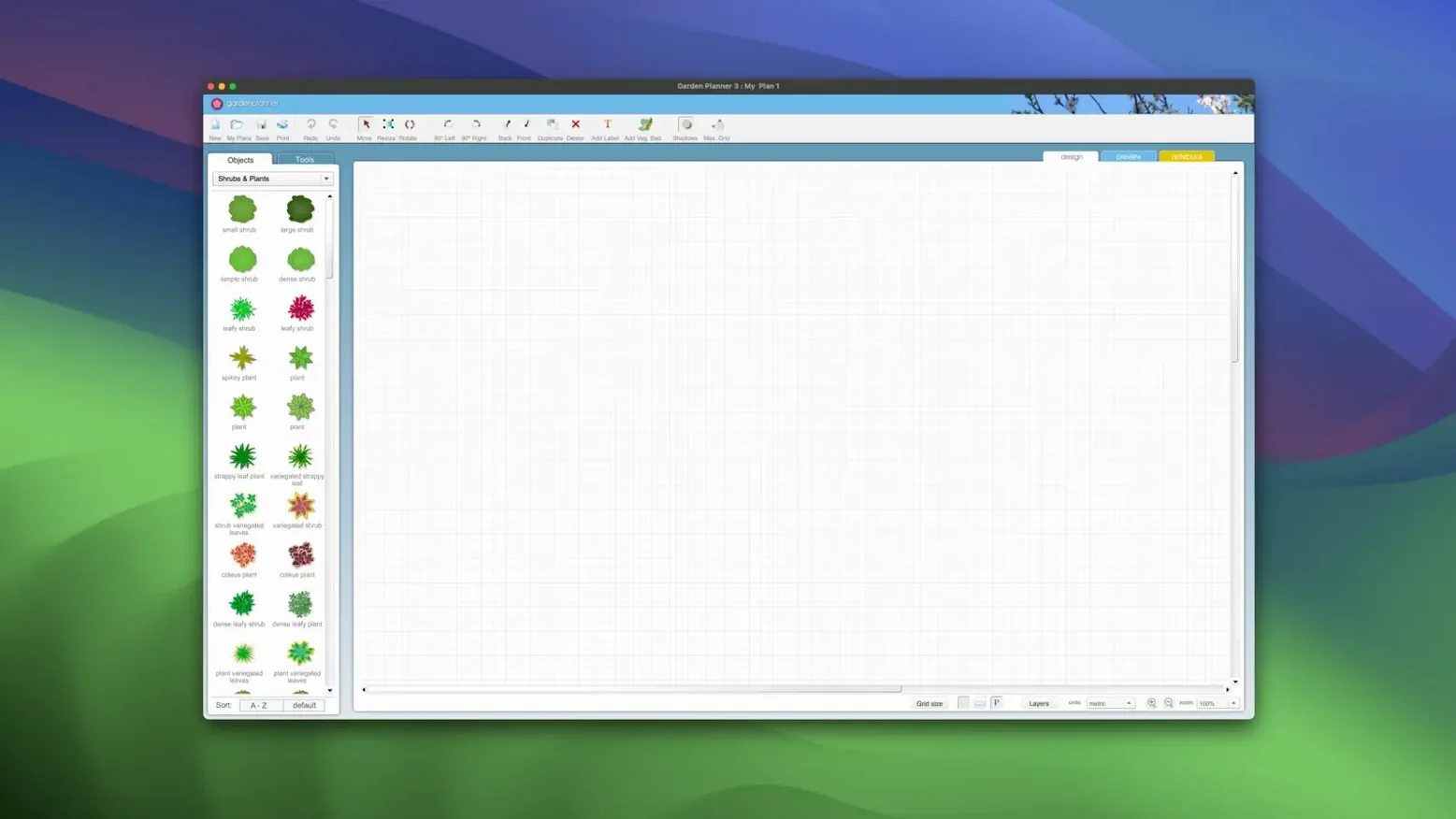 Garden Planner on a Mac, shot 1 5d planner torrent — editor view