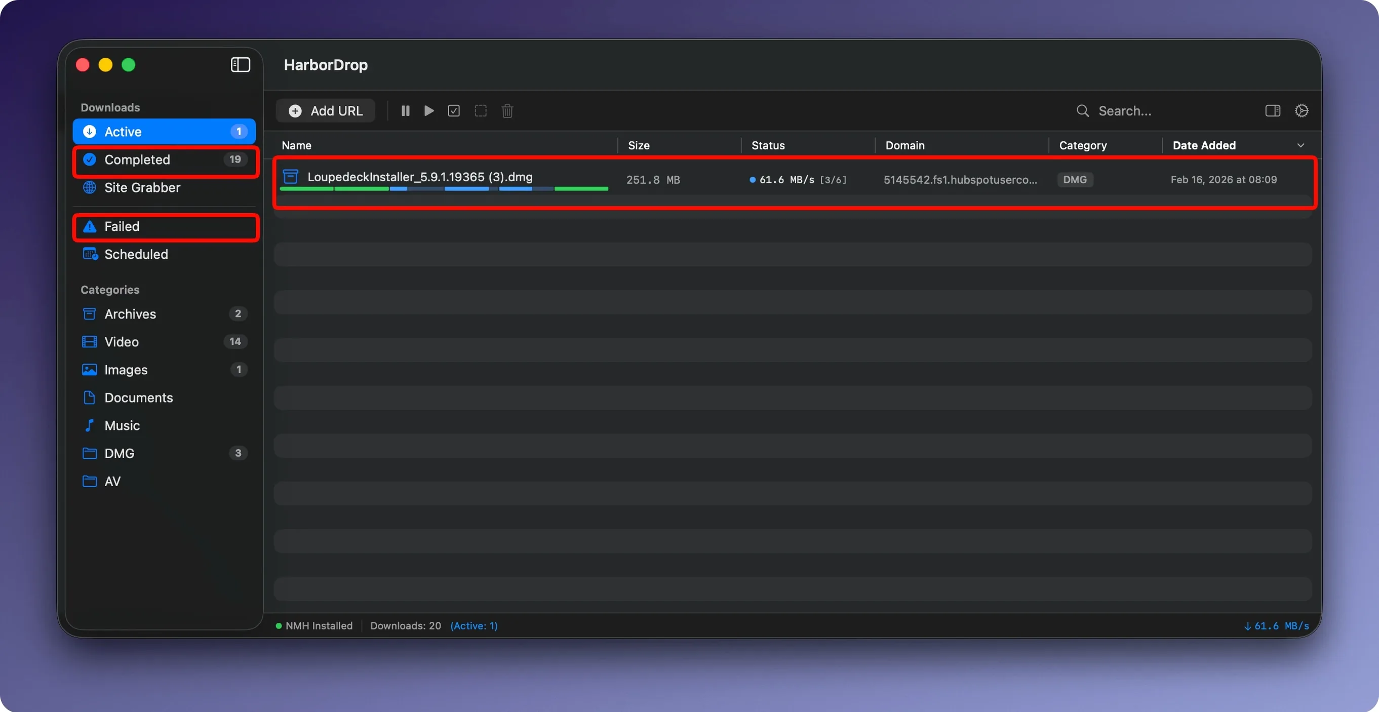 HarborDrop demo 1 harbordrop — editor view