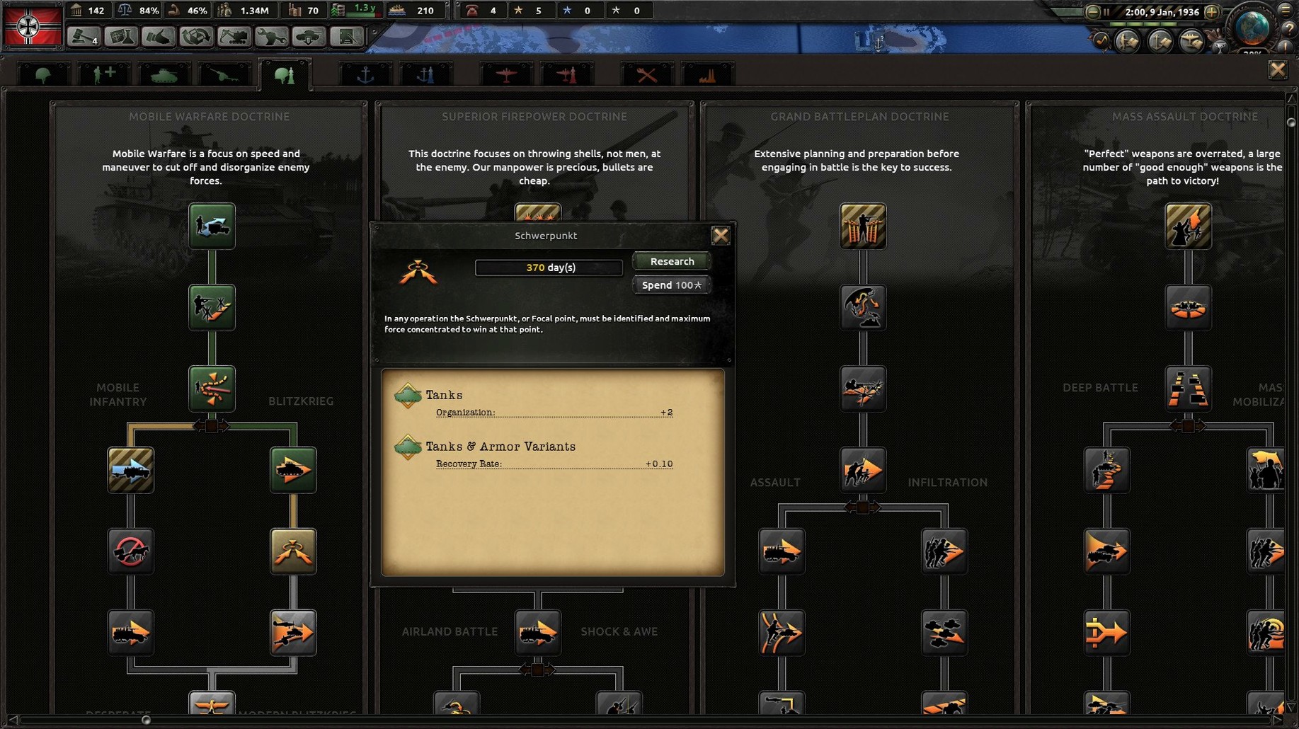Hearts of Iron IV on a Mac, shot 2 Hearts of Iron IV for Mac, image 2