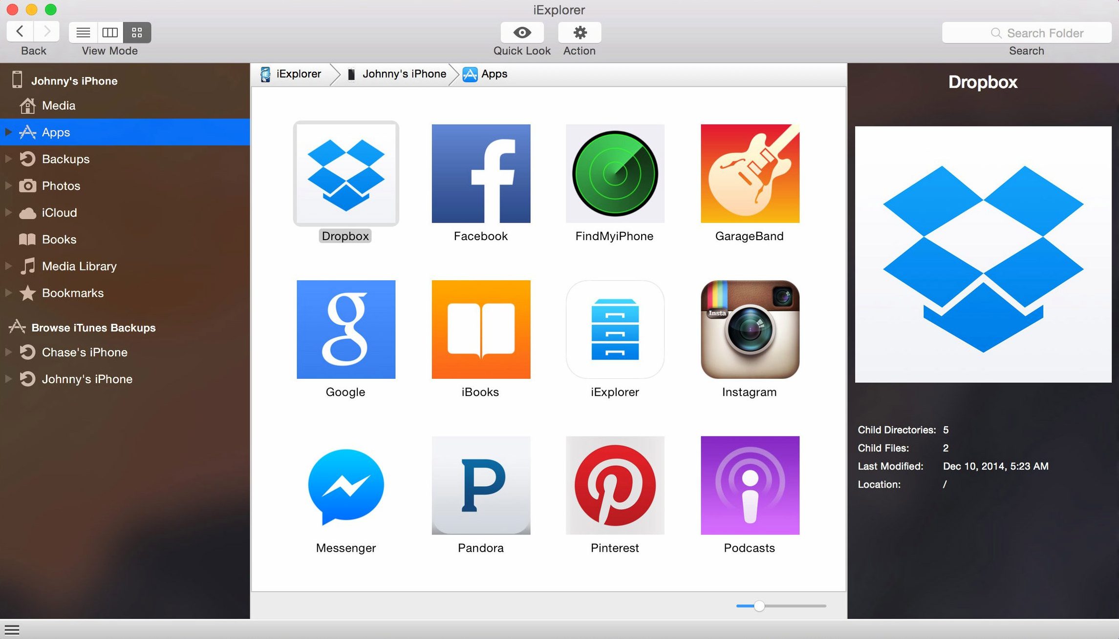 iExplorer demo 1 iexplorer mac crack main screen
