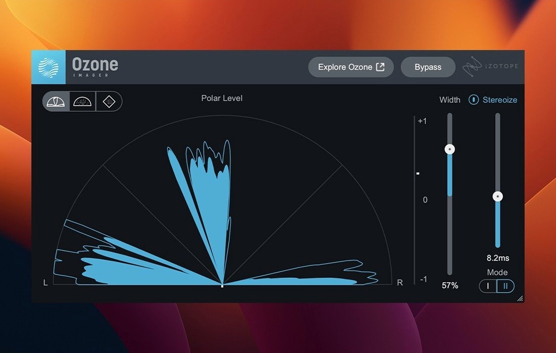 iZotope Ozone on a Mac, shot 1 ozone 12 advanced torrent — editor view