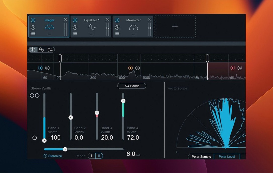 iZotope Ozone on a Mac, shot 2 iZotope Ozone for Mac, image 2