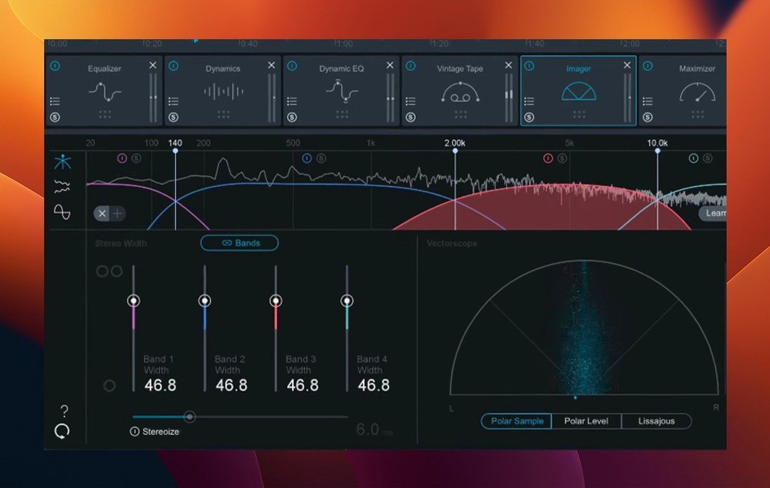 iZotope Ozone on a Mac, shot 3 iZotope Ozone for Mac, image 3