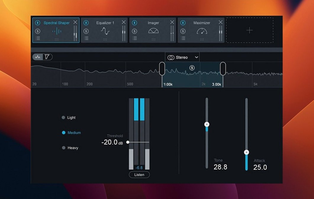 iZotope Ozone on a Mac, shot 4 iZotope Ozone for Mac, image 4