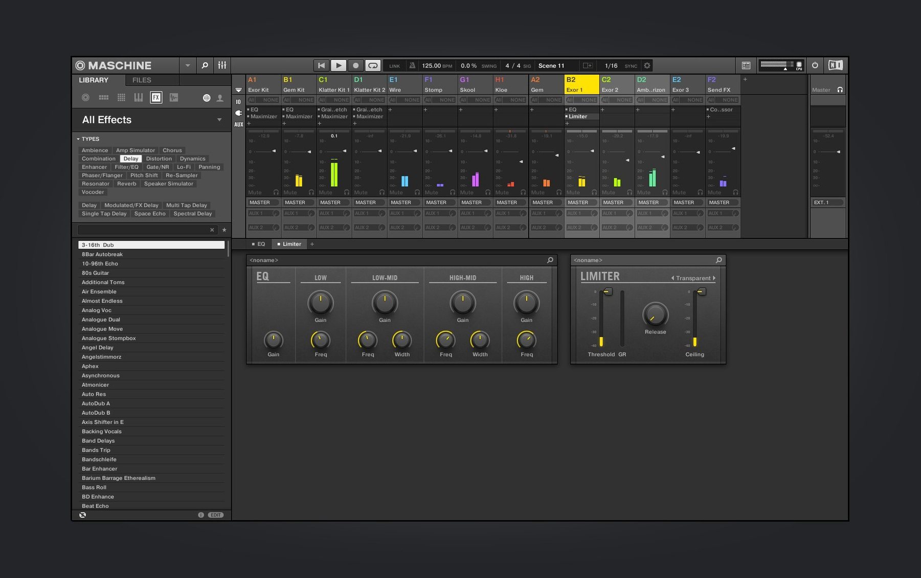 Maschine demo 4 Maschine sidebar view 4