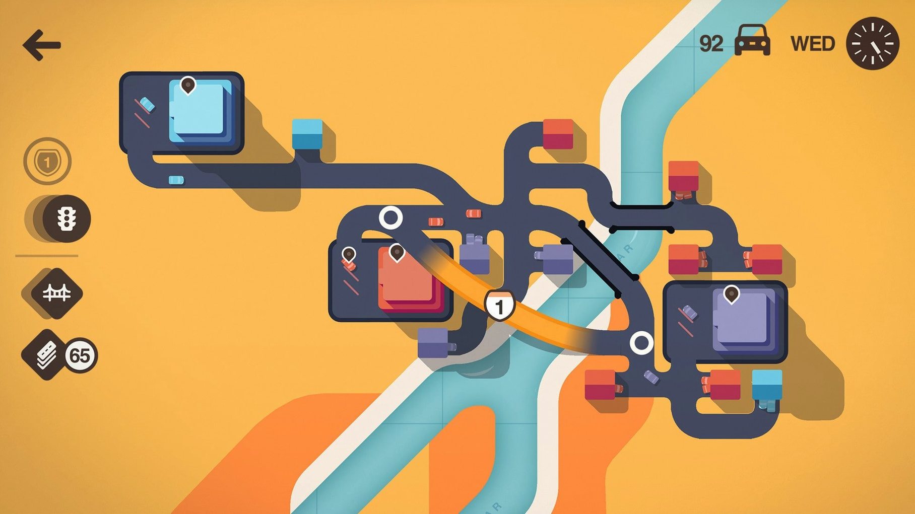 Mini Motorways on a Mac, shot 3 Mini Motorways for Mac, image 3