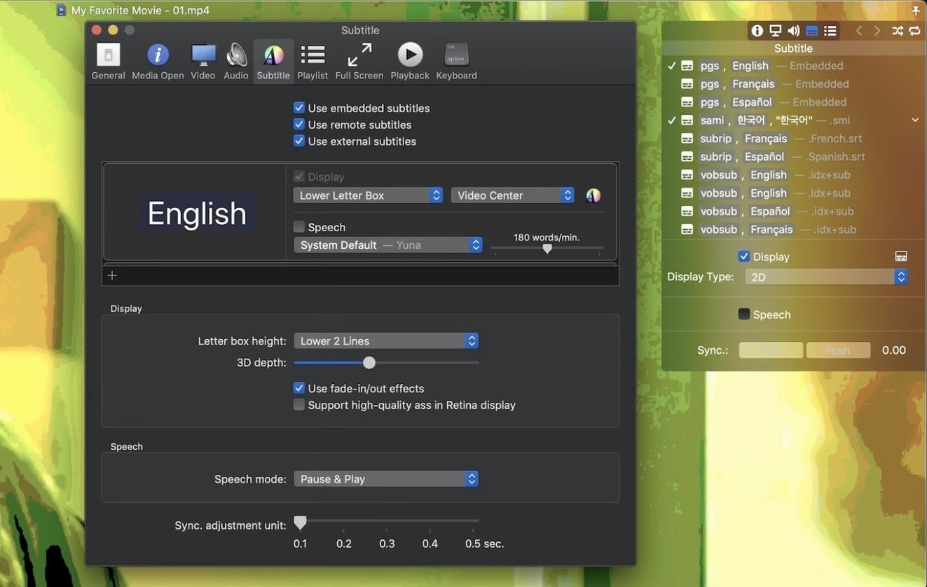 Movist Pro demo 4 Movist Pro sidebar view 4