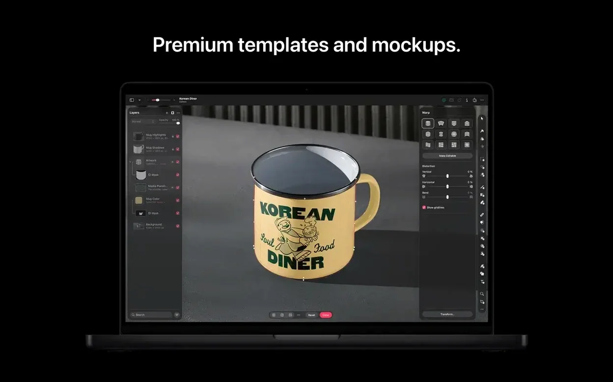 Pixelmator Pro on a Mac, shot 4 Pixelmator Pro for Mac, image 4