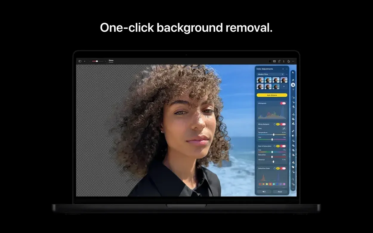 Pixelmator Pro demo 5 Pixelmator Pro sidebar view 5