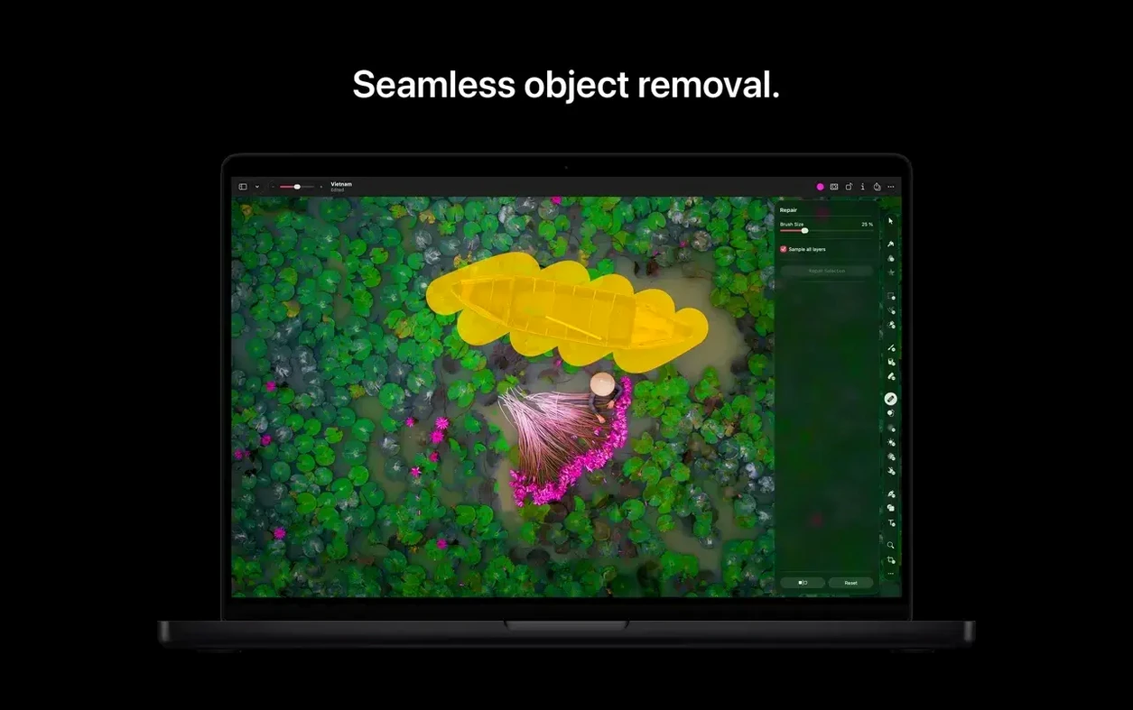 Pixelmator Pro demo 8 Pixelmator Pro sidebar view 8