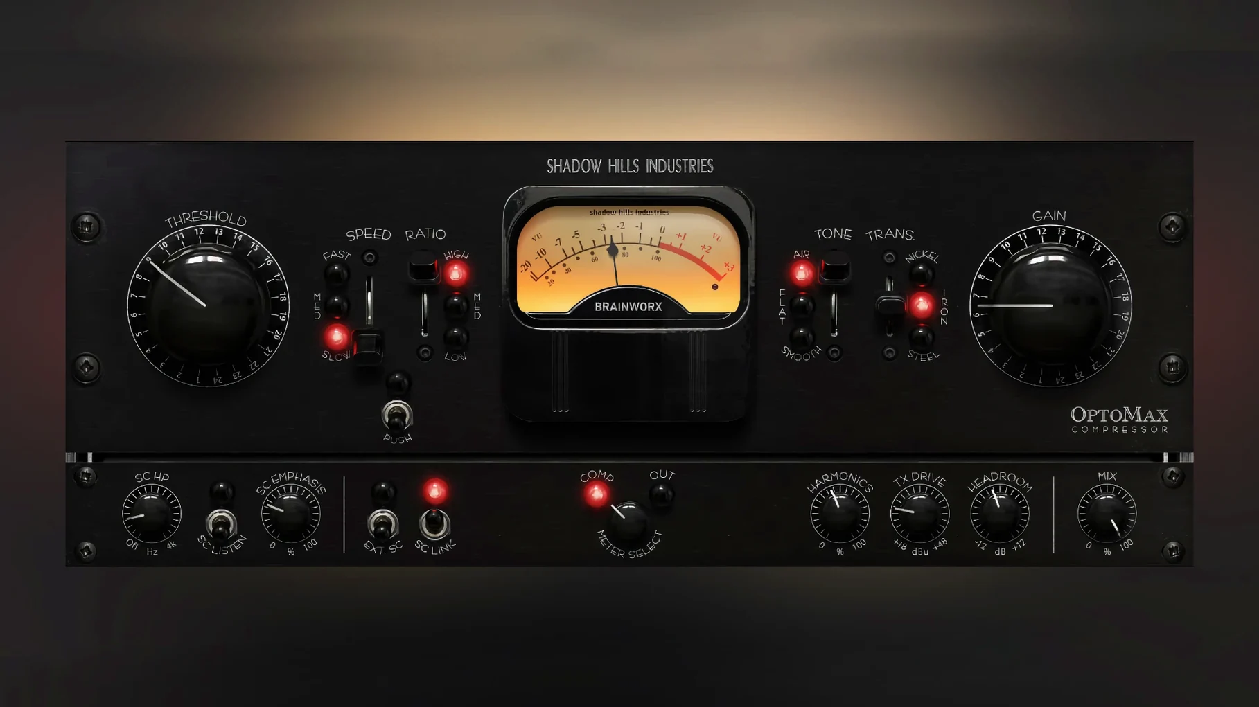 Plugin Alliance Shadow Hills OptoMax on a Mac, shot 1 shadow hills mastering compressor crack — editor view