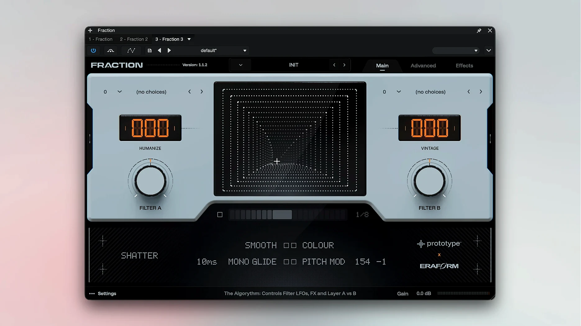 Prototype Audio Eraform Fraction demo 1 prototype audio eraform fraction torrent mac main screen