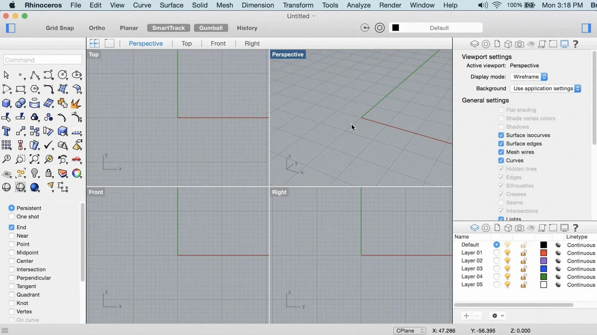 Rhino demo 1 rhino crack mac main screen