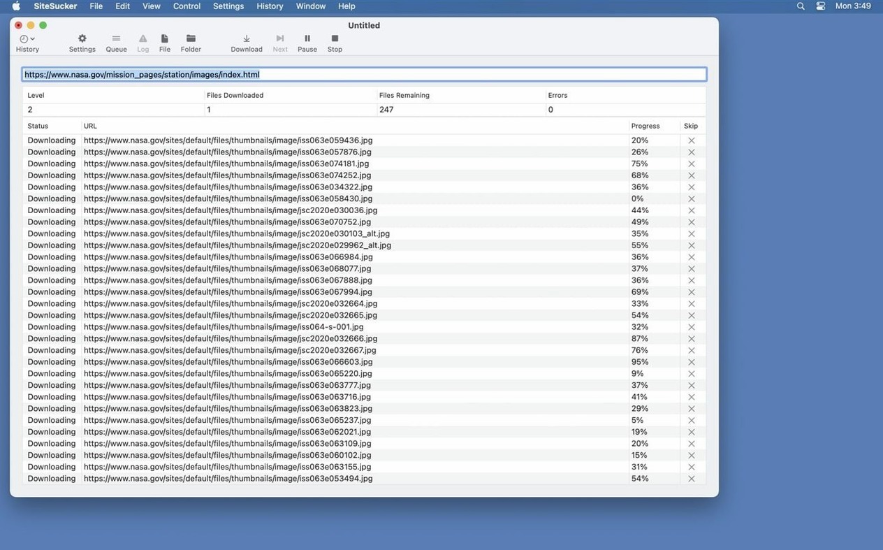 SiteSucker Pro demo 1 sitesucker mac free — editor view
