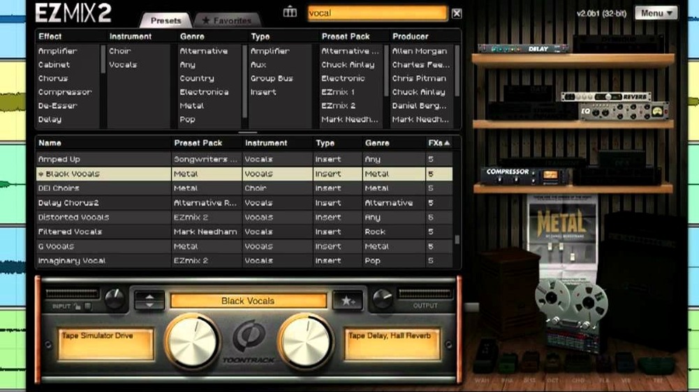 Toontrack EZmix Bundle demo 1 ezmix torrent — editor view