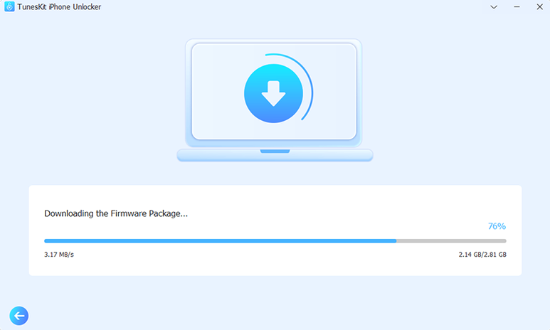 TunesKit iPhone Unlocker on a Mac, shot 3 TunesKit iPhone Unlocker for Mac, image 3
