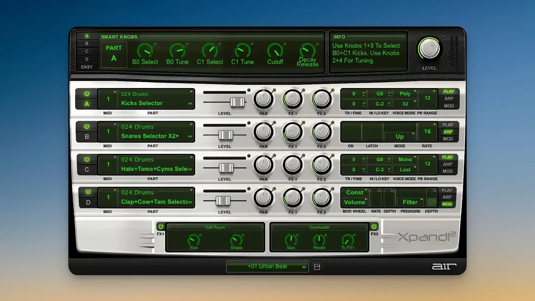 Xpand!2 on a Mac, shot 1 xpand 2 torrent main screen