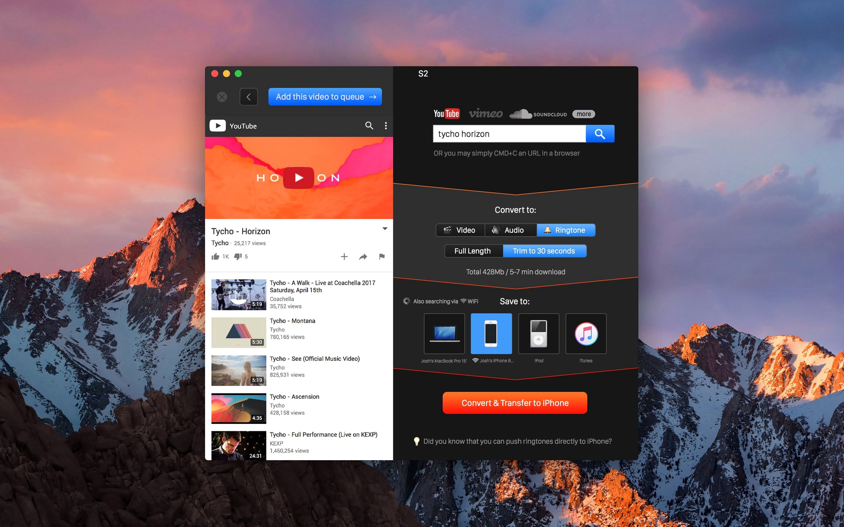 YouTube Converter PRO on a Mac, shot 1 youtube converter pro torrent mac — editor view