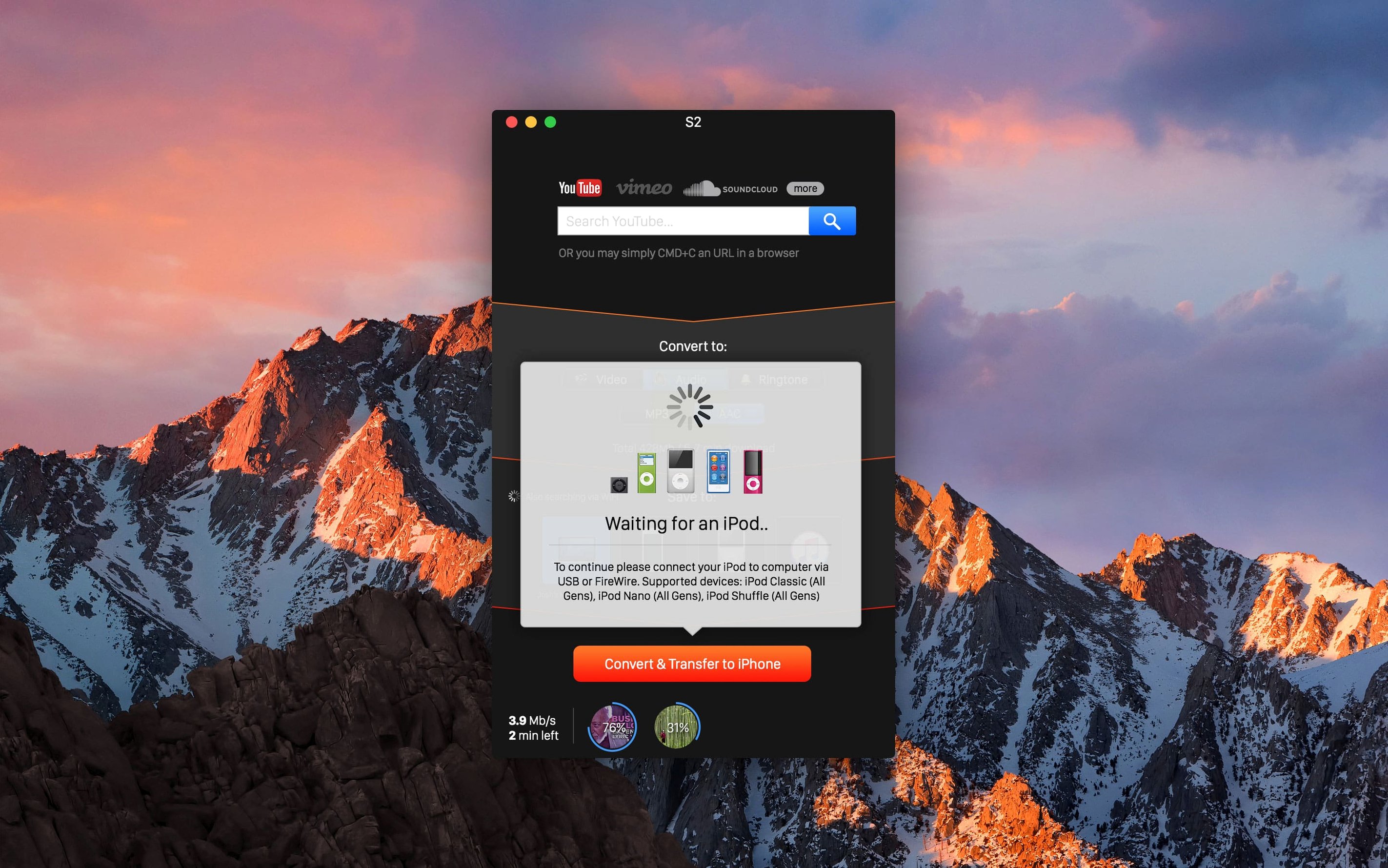 YouTube Converter PRO on a Mac, shot 3 YouTube Converter PRO for Mac, image 3