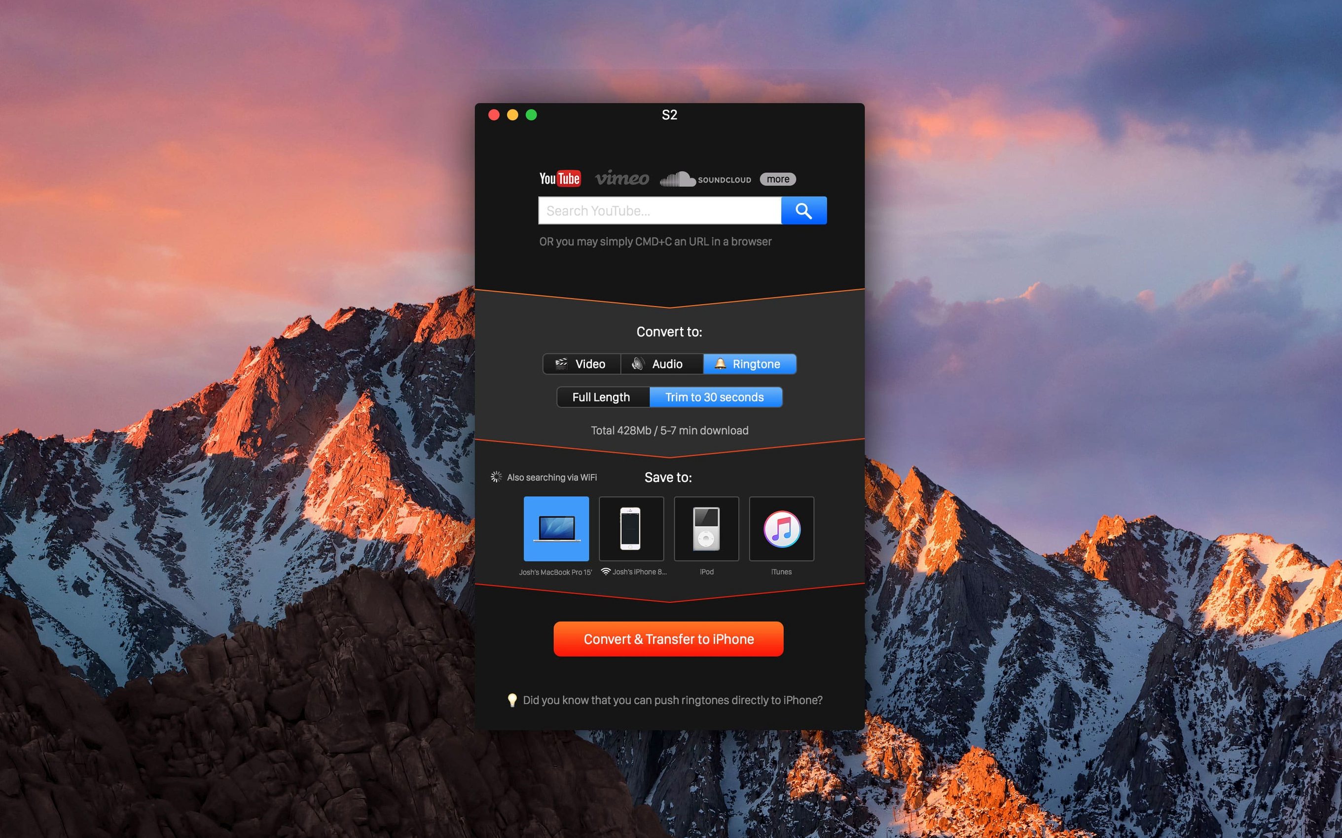 YouTube Converter PRO on a Mac, shot 4 YouTube Converter PRO for Mac, image 4