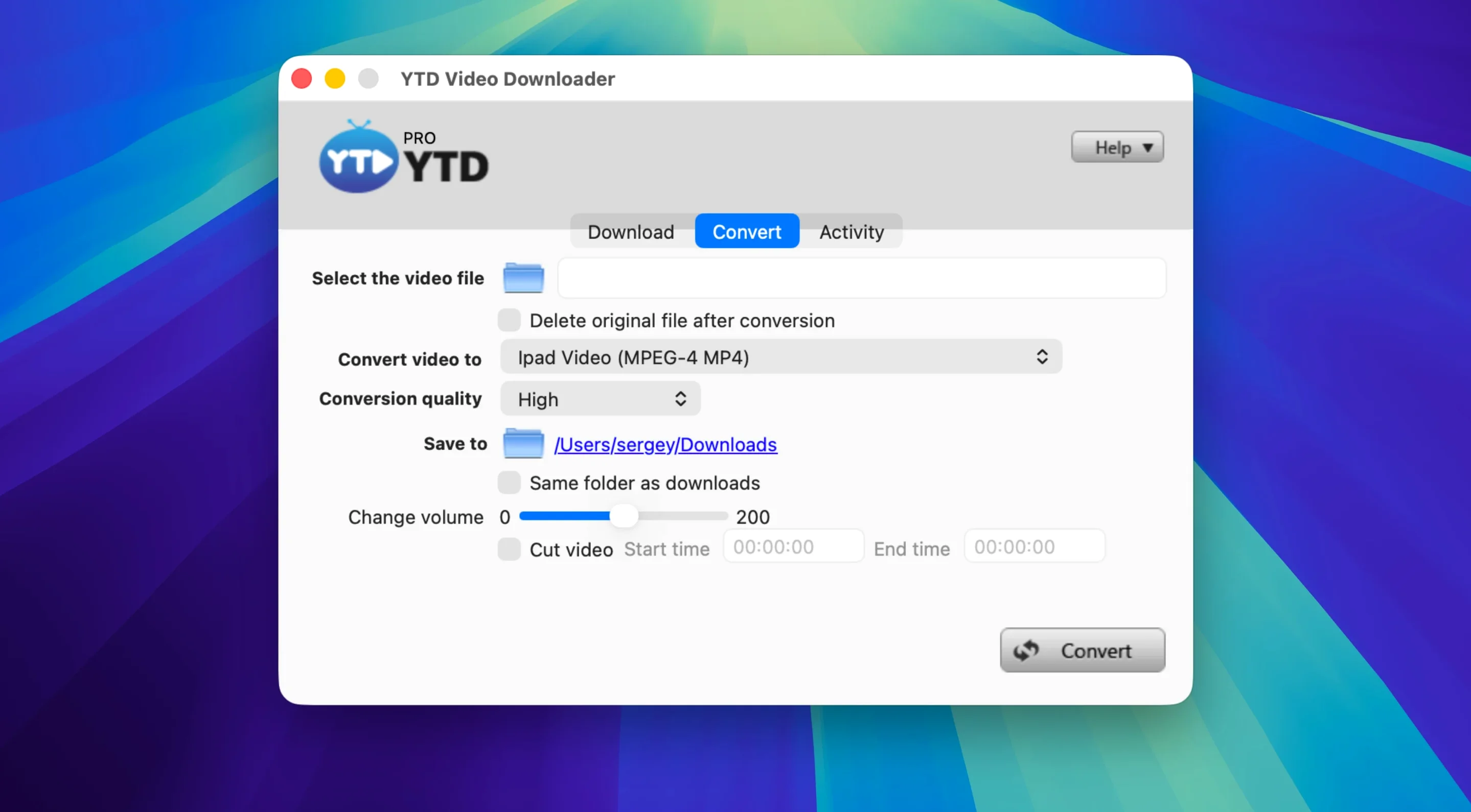 YTD Video Downloader PRO demo 2 YTD Video Downloader PRO sidebar view 2