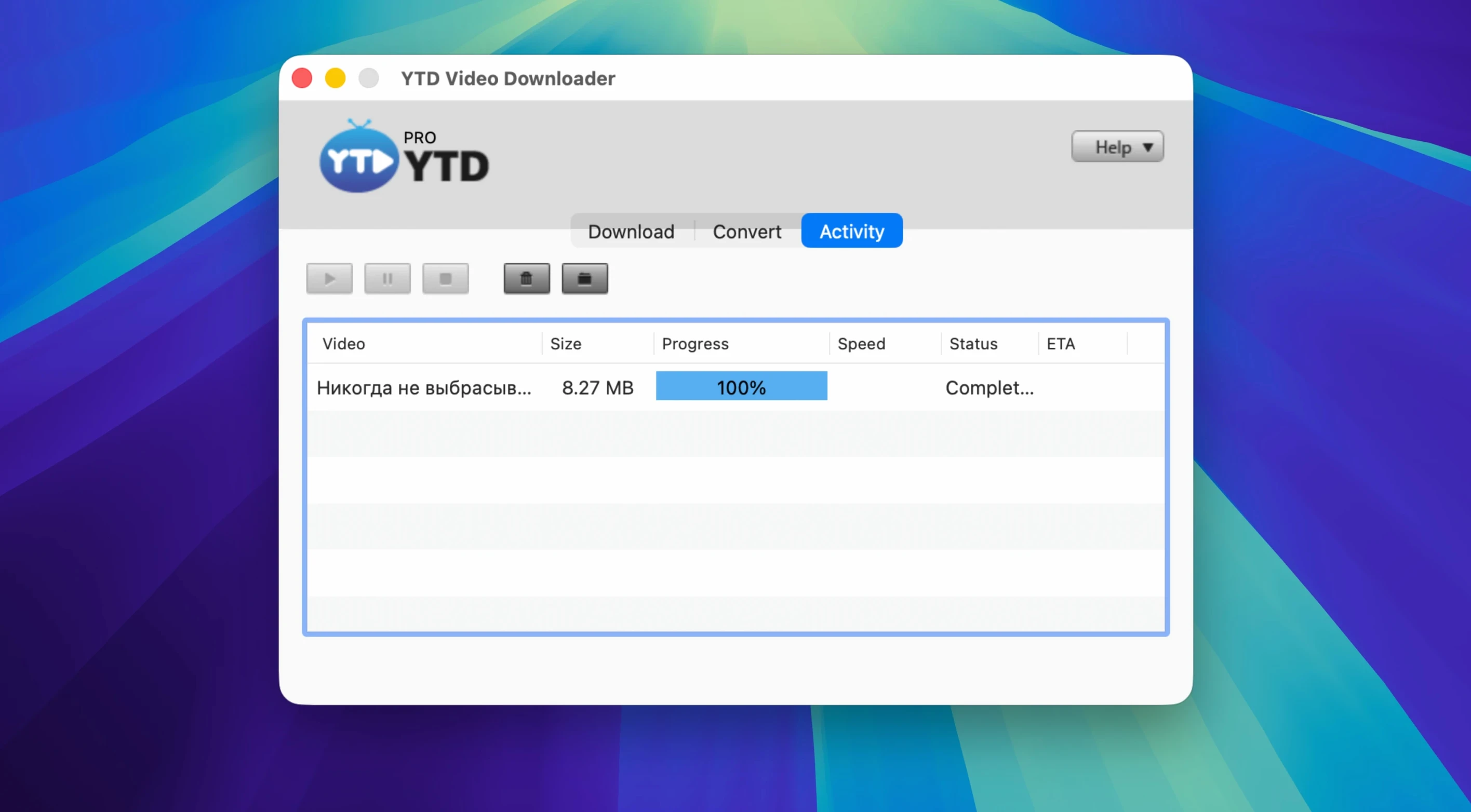 YTD Video Downloader PRO demo 3 YTD Video Downloader PRO sidebar view 3